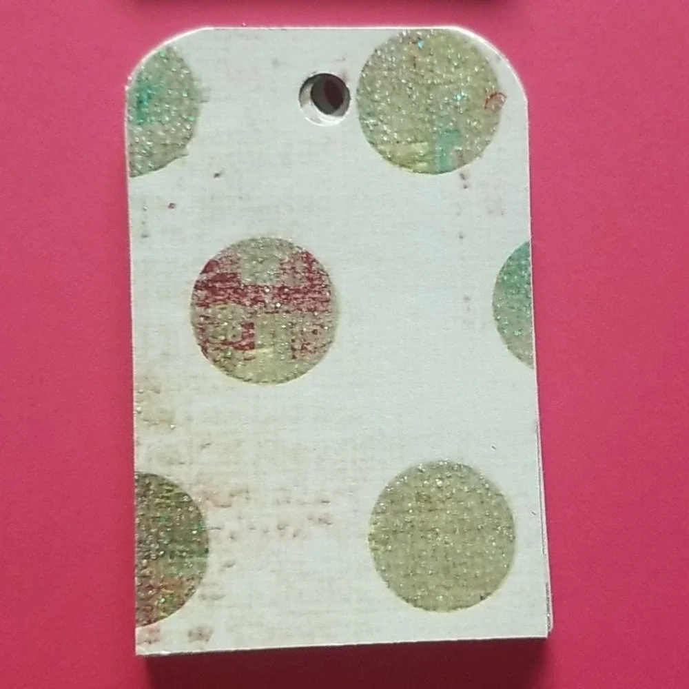 48 Hand Cut Multicolored Cardstock Christmas Gift Tags